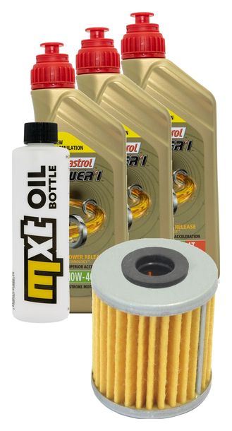 Inspektionspaket 3L 10W-40 + Ölfilter für Honda SLR 650 ccm Bj. 1999