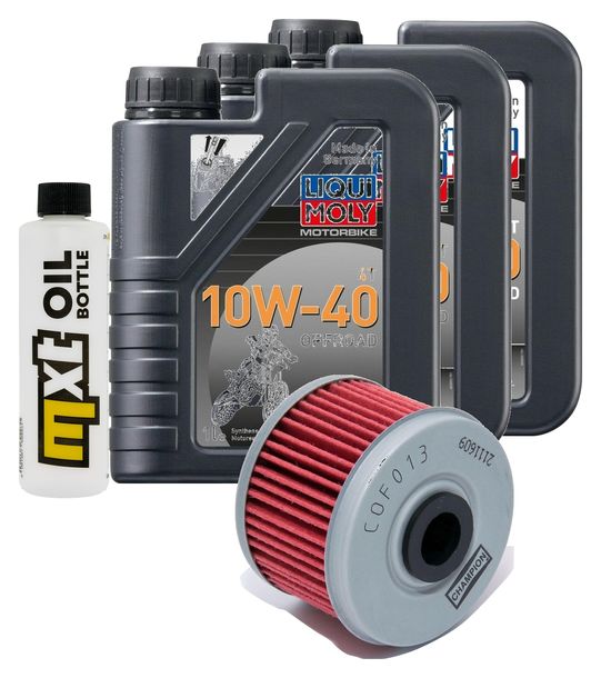 Inspektionspaket 3L 10W-40 + Ölfilter für Honda SLR 650 ccm Bj. 1997 - 1998