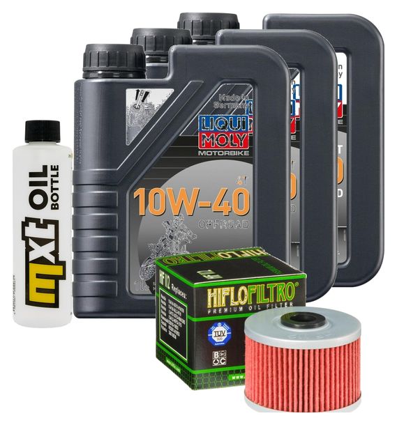 Inspektionspaket 3L 10W-40 + Ölfilter für Honda SLR 650 ccm Bj. 1997 - 1998