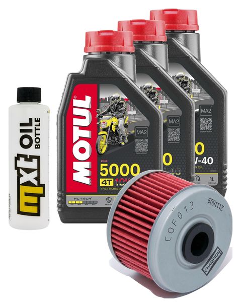 Inspektionspaket 3L 10W-40 + Ölfilter für Honda SLR 650 ccm Bj. 1997 - 1998