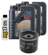 Paquete de inspección 3L 10W-40 con filtro de aceite para Honda VF F F2 R VT C CD GT Custom 500 - 1000 ccm Año 1983 - 1986