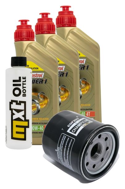 Inspektionspaket 3L 10W-40 + Ölfilter für Honda VT C Shadow 750 ccm Bj. 1993 - 1996