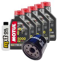 Pacchetto di ispezione 5L 10W-40 + filtro olio per Honda VTR SP-2 1000 ccm Anno 2002 - 2006