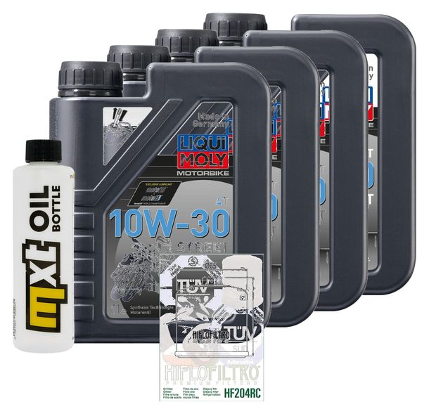 Pacchetto di ispezione 4L 10W-30+filtro olio per Honda XL V Varadero 1000 ccm Anno 2012 - 2013