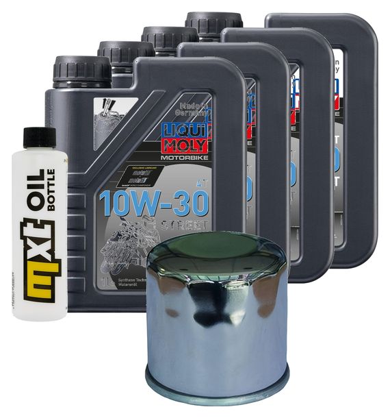 Pacchetto di ispezione 4L 10W-30+filtro olio per Honda XL V Varadero 1000 ccm Anno 2012 - 2013