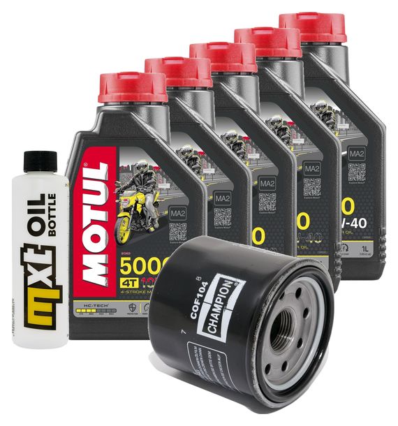 Inspection package 5L 10W-40 + oil filter for Honda VTX C 1800 ccm Year 2007 - 2008