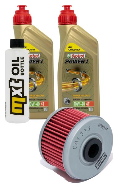 Inspektionspaket 2L 10W-40 + Ölfilter für Honda XR R 400 ccm Bj. 2005