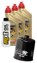 3L 15W-40 inspection package+ oil filter for Honda XRV Africa Twin 650 ccm Year 1988 - 1990