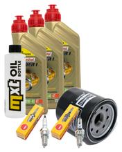 Inspectiepakket 3L 10W-40 + oliefilter + 2x bougie voor Honda XRV Africa Twin 750 ccm Bj. 2001 - 2002