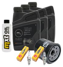 Inspection package 3L 10W-40 + oil filter + 2x spark plug for Honda XRV Africa Twin 750 ccm Year 2001 - 2002