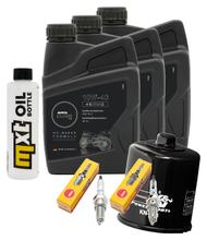 Inspection package 3L 10W-40 + oil filter + 2x spark plug for Honda XRV Africa Twin 750 ccm Year 2001 - 2002
