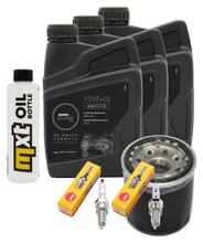 Inspection package 3L 10W-40 + oil filter + 2x spark plug for Honda XRV Africa Twin 750 ccm Year 2001 - 2002