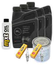 Inspection package 3L 10W-40 + oil filter + 2x spark plug for Honda XRV Africa Twin 750 ccm Year 2001 - 2002