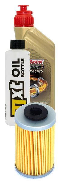 Inspektionspaket 1L 10W-50 + Ölfilter für Husaberg FC FE FS 400 - 650 ccm Bj. 2000 - 2007
