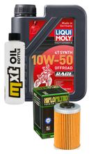 Paquete de inspección 1L 10W-50+filtro de aceite para Husaberg FC FE FS 400 - 650 ccm Año 2000 - 2007