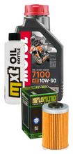 Paquete de inspección 1L 10W-50+filtro de aceite para Husaberg FC FE FS 400 - 650 ccm Año 2000 - 2007