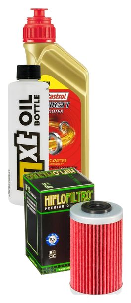 Paquete de inspección 1L 5W-40 con filtro de aceite para Husaberg FE 450 ccm Año 2003