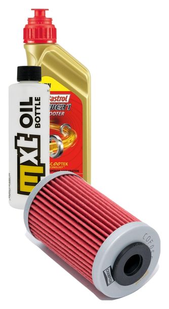 Pacchetto di ispezione 1L 5W-40+filtro olio per Husaberg FS 650 ccm Anno 2009 - 2011