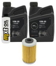 Paquet d'inspection 2L 10W-50+filtre à huile pour Husqvarna FE, KTM EXC 450 - 501 ccm Année 2015 - 2016