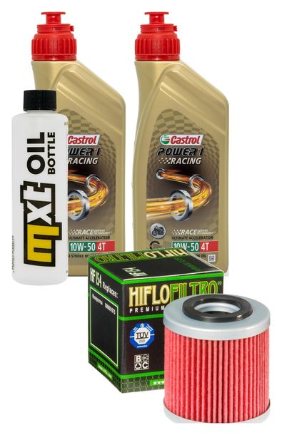 Inspektionspaket 2L 10W-50 + Ölfilter für Husqvarna SM R TC 450 / 510 ccm Bj. 2005 - 2007