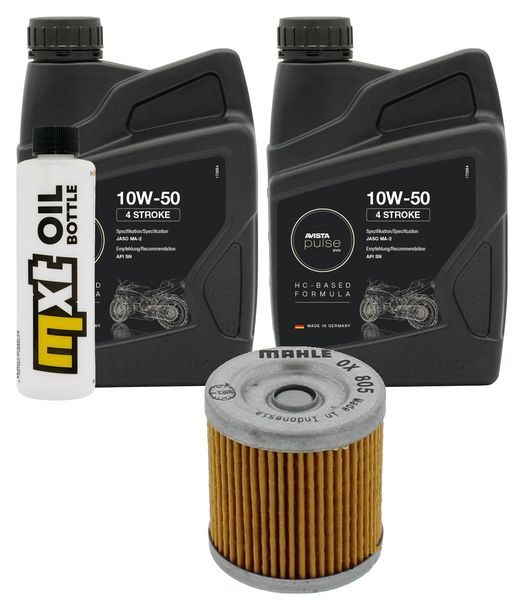 Inspektionspaket 2L 10W-50 + Ölfilter für Husqvarna SM R TC 450 / 510 ccm Bj. 2005 - 2007