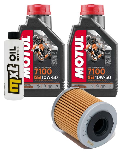Inspektionspaket 2L 10W-50 + Ölfilter für Husqvarna SM R TC 450 / 510 ccm Bj. 2005 - 2007