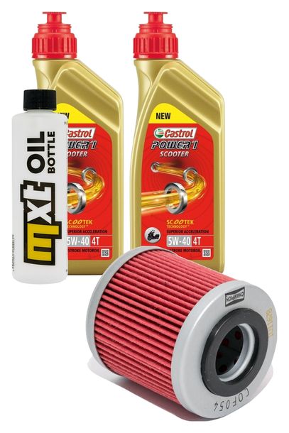 Inspectiepakket 2L 5W-40 + oliefilter voor Husqvarna SM S 610 ccm Bj. 1997