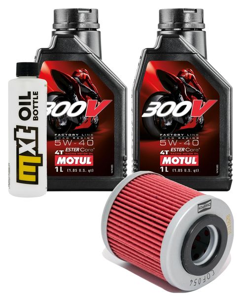 Inspektionspaket 2L 5W-40 + Ölfilter für Husqvarna SM S 610 ccm Bj. 1997