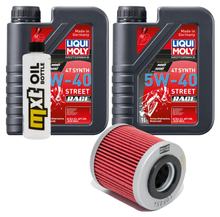 Inspectiepakket 2L 5W-40 + oliefilter voor Husqvarna SM S 610 ccm Bj. 1997