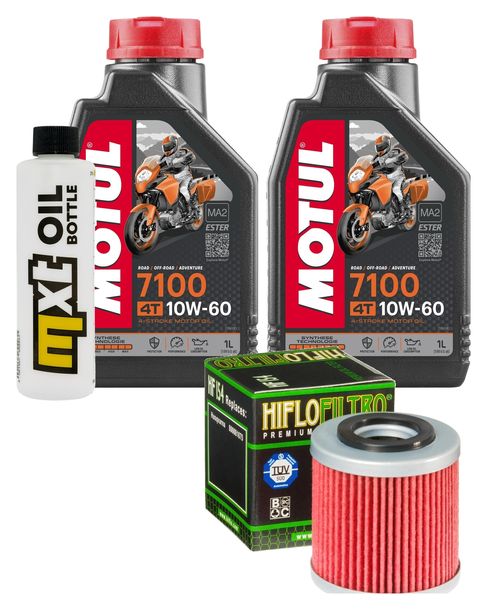 Inspektionspaket 2L 10W-60 + Ölfilter für Husqvarna SM R 610 ccm Bj. 2007 - 2009