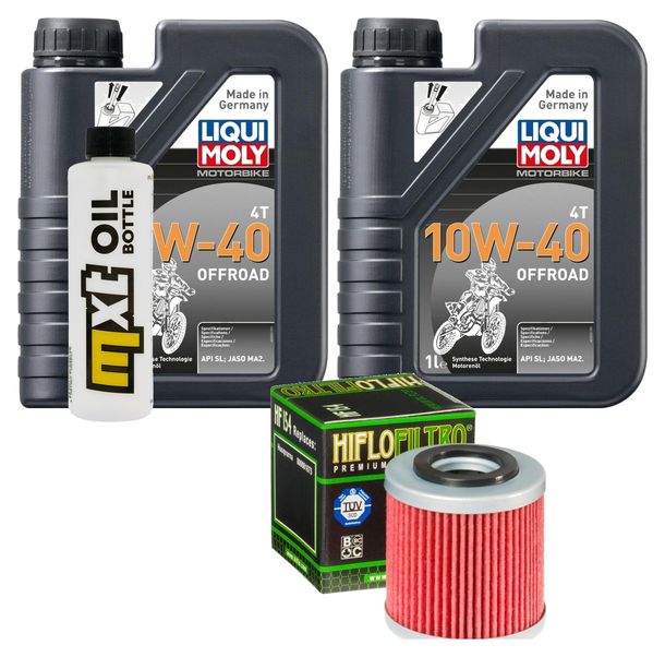 Inspektionspaket 2L 10W-40 + Ölfilter für Husqvarna TC TE 610 ccm Bj. 1998 - 1999