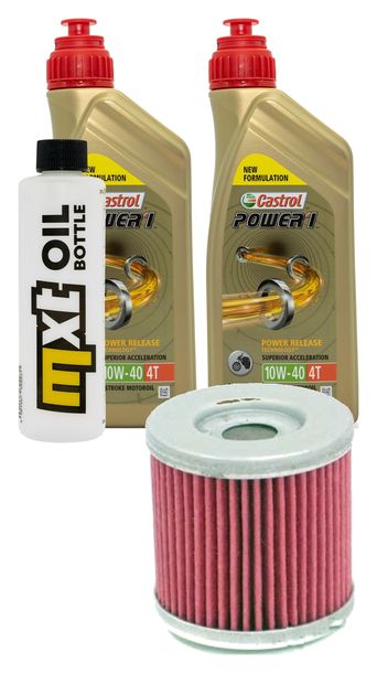 Paquete de inspección 2L 10W-40 y filtro de aceite para Husqvarna TC TE 610 ccm Año 2001