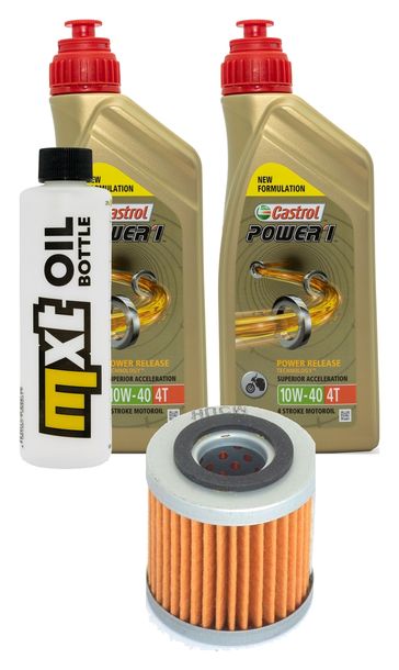 Pacchetto di ispezione 2L 10W-40+filtro olio per Husqvarna TC TE 610 ccm Anno 2000