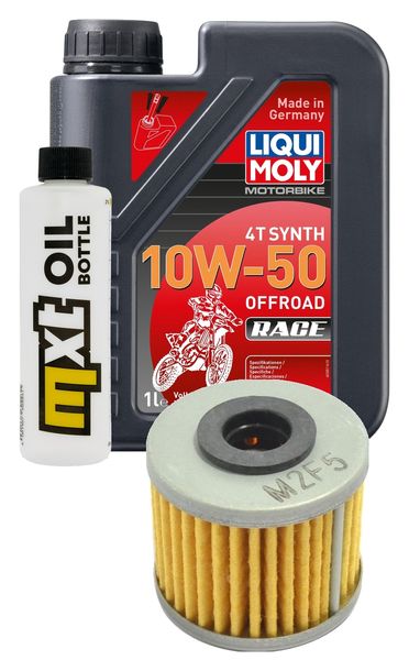 Pacchetto di ispezione 1L 10W-50+filtro olio per Husqvarna TC TE 250 ccm Anno 2011 - 2012
