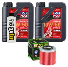 2L 10W-50 Inspection Package+oil filter for Husqvarna TC 450 ccm Year 2002