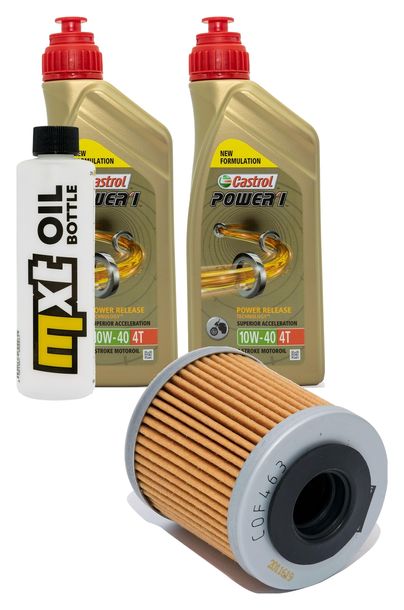 Paquete de inspección 2L 10W-40 y filtro de aceite para Husqvarna TC 510 ccm Año 2010