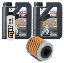 2L 10W-40 Inspection Package+oil filter for Husqvarna TC 510 ccm Year 2010