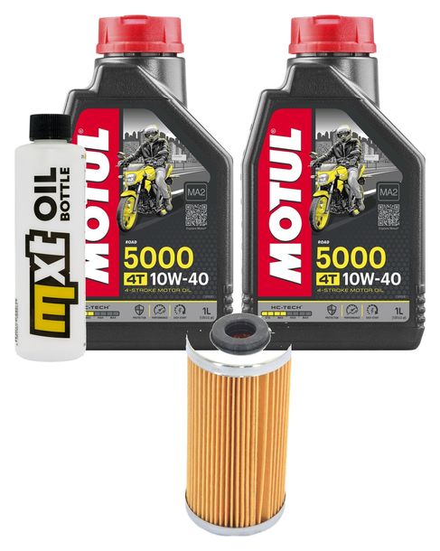 Inspektionspaket 2L 10W-40 + Ölfilter für Husqvarna TE 449 ccm Bj. 2011 - 2012