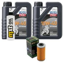 2L 10W-40 Inspection Package+oil filter for Husqvarna TE 449 ccm Year 2011 - 2012