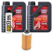 Paquet d'inspection 2L 10W-50+filtre à huile pour Husqvarna TE 450 / 510 ccm Année 2010