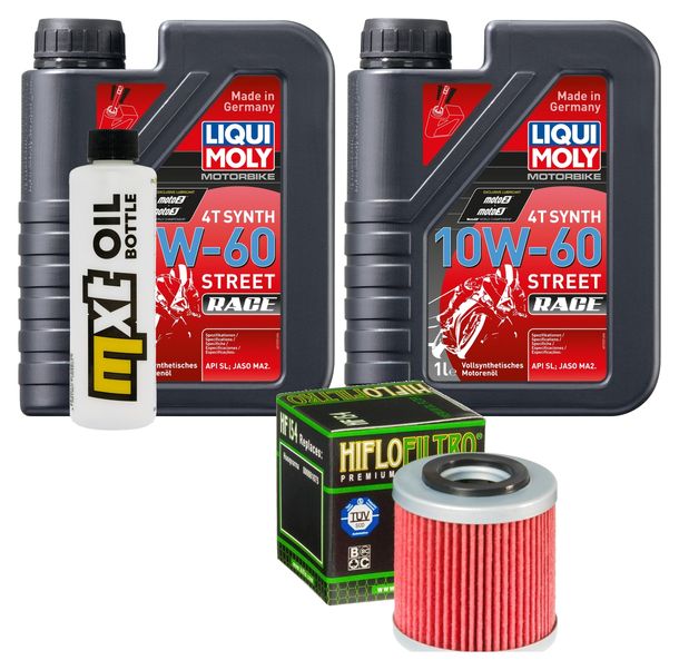 Pacchetto di ispezione 2L 10W-60 + filtro olio per Husqvarna TE 510 ccm Anno 2007