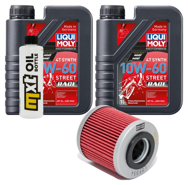 Inspektionspaket 2L 10W-60 + Ölfilter für Husqvarna TE 610 ccm Bj. 2009 - 2010