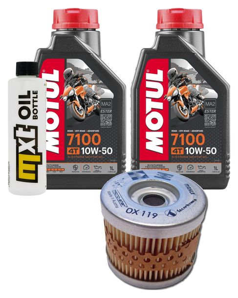 Inspektionspaket 2L 10W-50 + Ölfilter für Husqvarna TR Terra 650 ccm Bj. 2013 - 2015