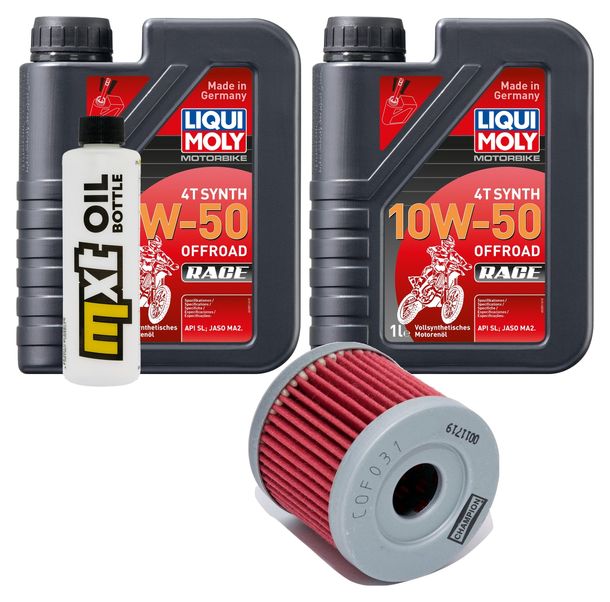 Inspektionspaket 2L 10W-50 + Ölfilter für Hyosung GT i Naked 250 ccm Bj. 2008