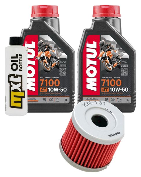 Paquete de inspección 2L 10W-50+filtro de aceite para Hyosung GT i Naked 250 ccm Año 2008