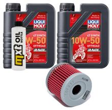 Paquete de inspección 2L 10W-50+filtro de aceite para Hyosung GT i Naked 250 ccm Año 2008