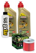 Paquete de inspección 2L 10W-40 y filtro de aceite para Hyosung GT i Naked XRX Offraod GV Aguila Classic 125 / 250 ccm Año 1999 - 2007