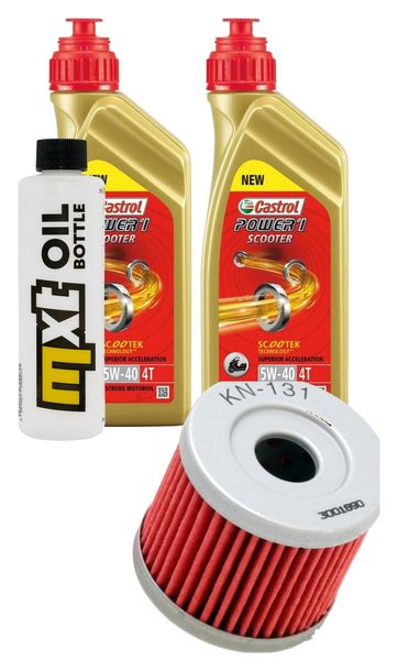Inspektionspaket 2L 5W-40 + Ölfilter für Hyosung GT i Naked 250 ccm Bj. 2009