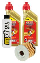 Inspektionspaket 2L 5W-40 + Ölfilter für Hyosung GT i Naked GV Aguila Classic 250 ccm Bj. 2009 - 2011