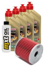 Paquete de inspección 4L 10W-50+filtro de aceite para Hyosung GT S R Comet 650 ccm Año 2008